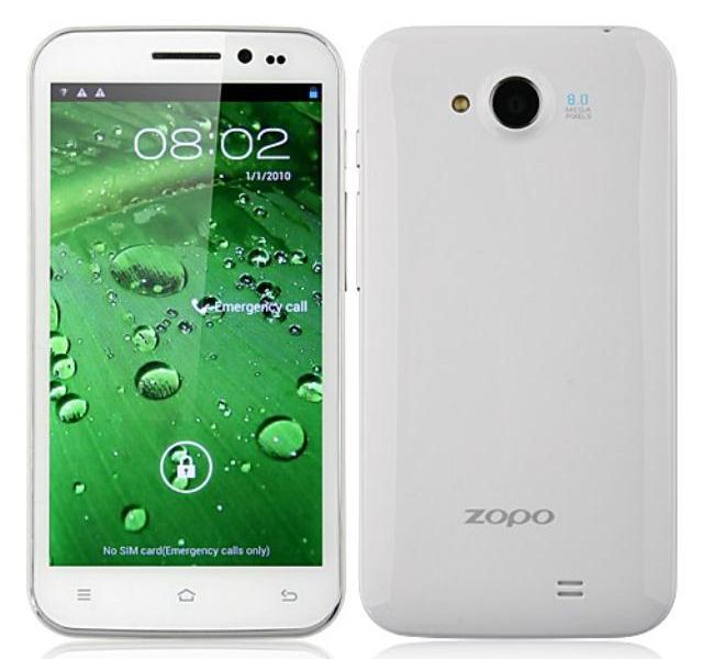 Zopo zp810 white (android 4.2) (mtk 6582) (8mpx)
