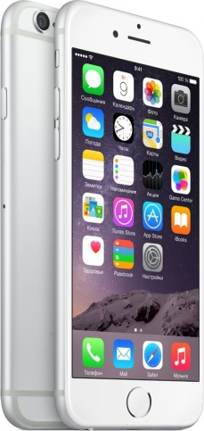 Apple iPhone 6 128Gb LTE  (серебристый)