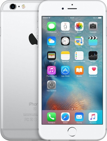 Apple iPhone 6S Plus 16Gb LTE  (серебристый)